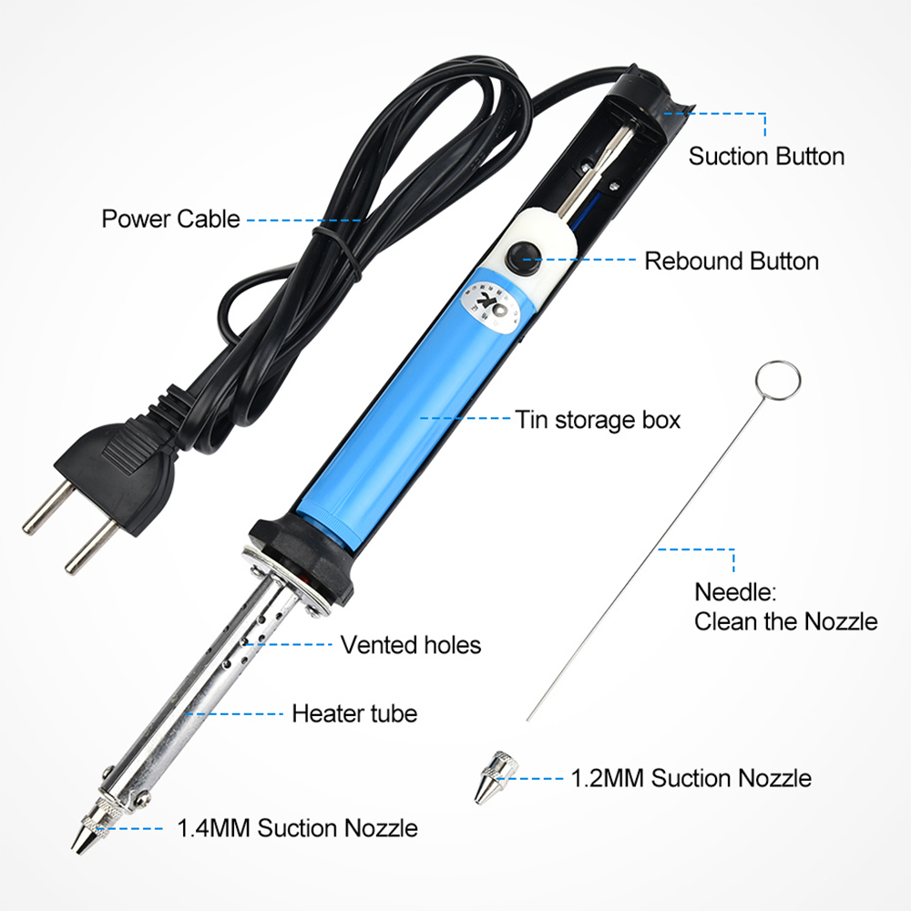 AC 110V/220V Electric Tin Suct - Desoldering Pump Electric Vacuum Station 评论和价格